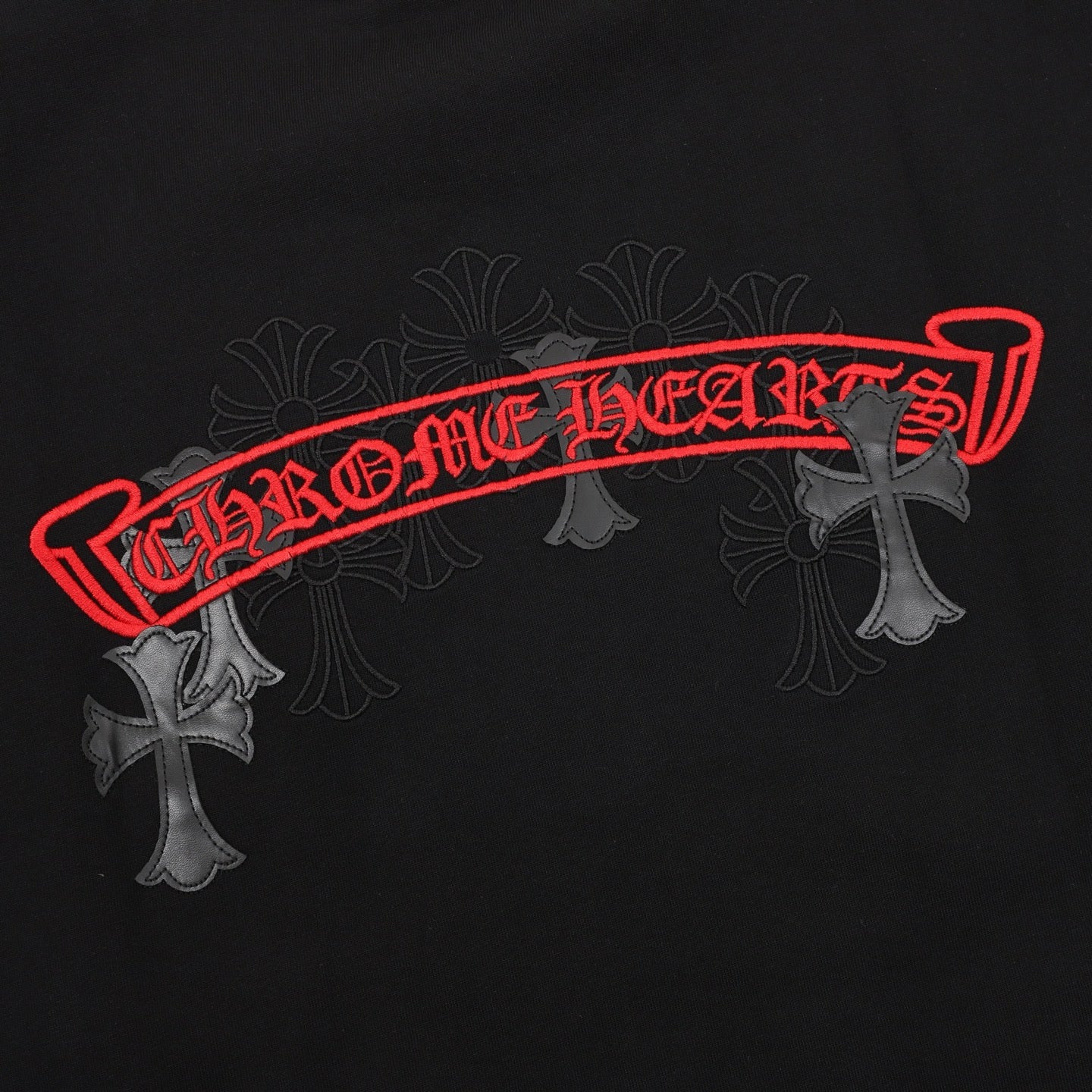 Chrome Hearts Cross-Pattern Embroidered T-Shirt