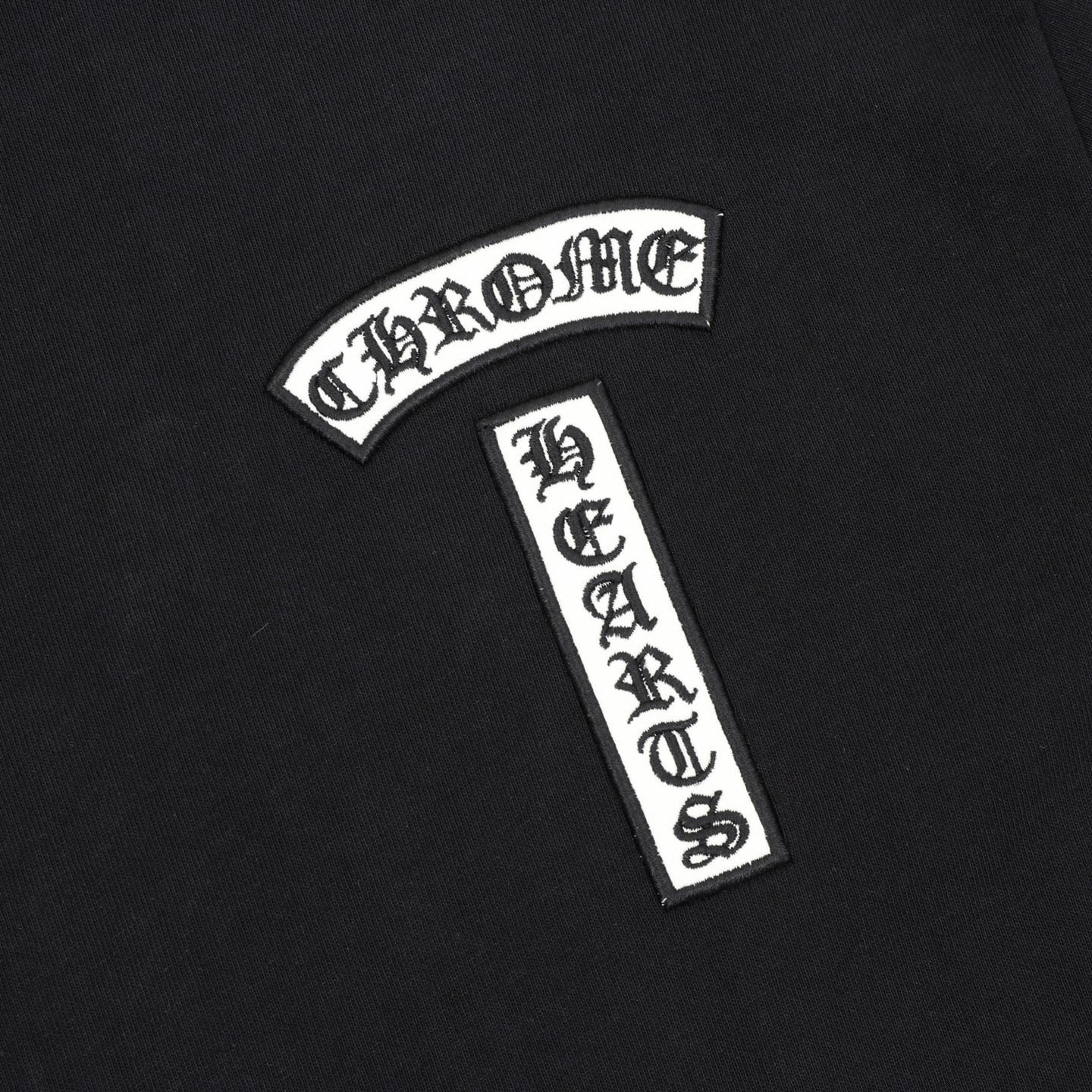 Chrome Hearts Front and Back Embroidered Crewneck T-Shirt
