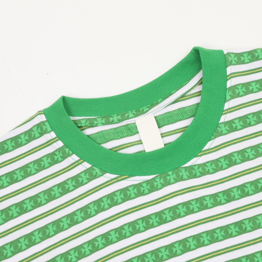 Chrome Hearts Cross-Striped T-Shirt
