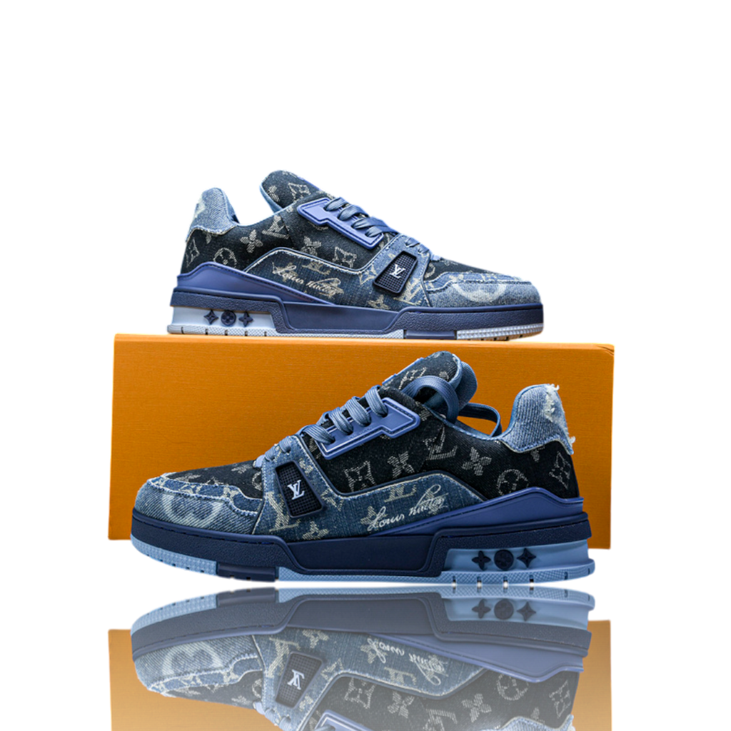 Louis Vuittоп Trainer Low 'Monogram Denim Blue'