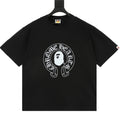 BAPE X Chrome Classic Letter Print T-Shirt