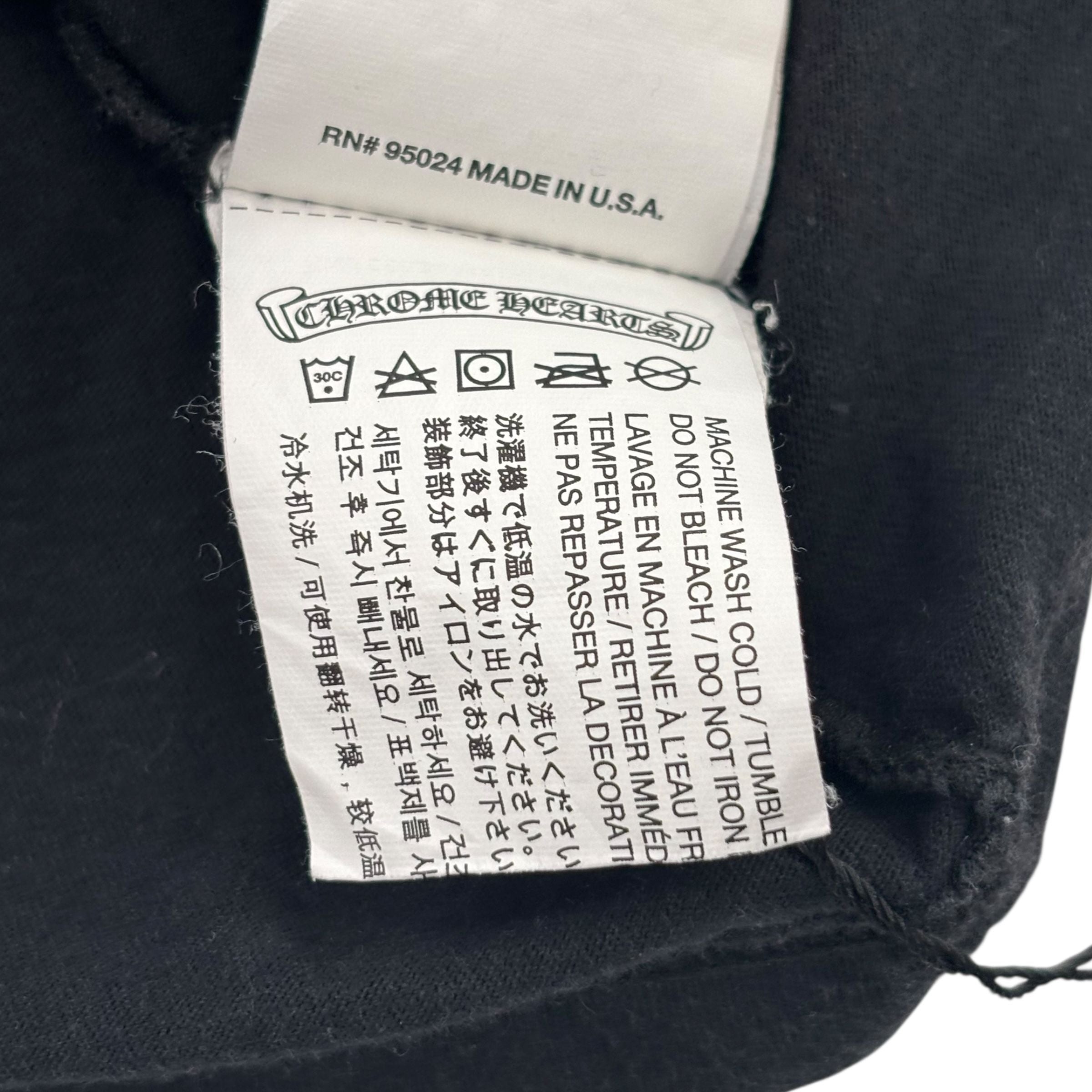Chrome Hearts Dagger Pocket Tee 'Black/Yellow'