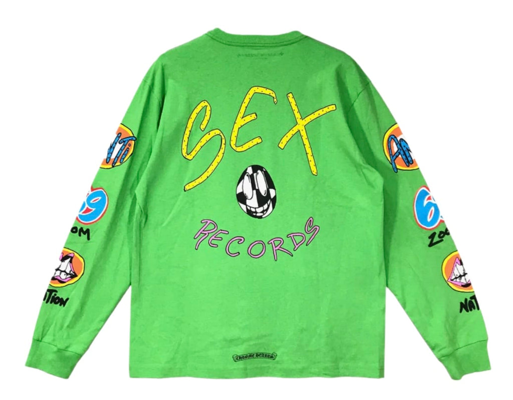 Chrome Hearts Matty Boy Sex Records Tee Green