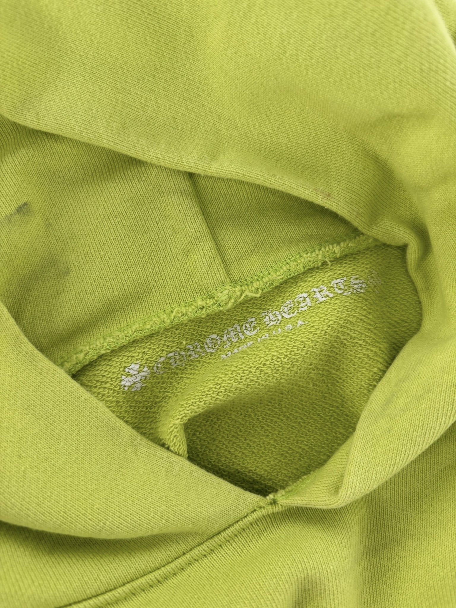 Chrome Hearts Matty Boy Link Hoodie Lime Green