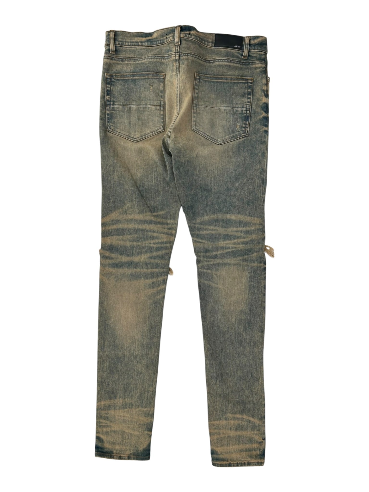 Amiri MX1 Acid Wash Paisley Ribbed