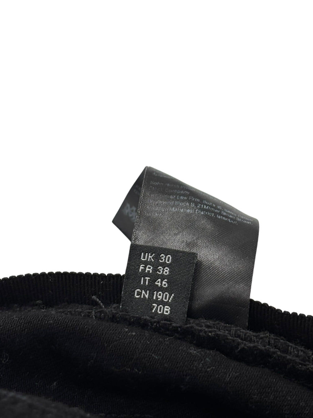 Amiri Script Logo Patch Denim Black