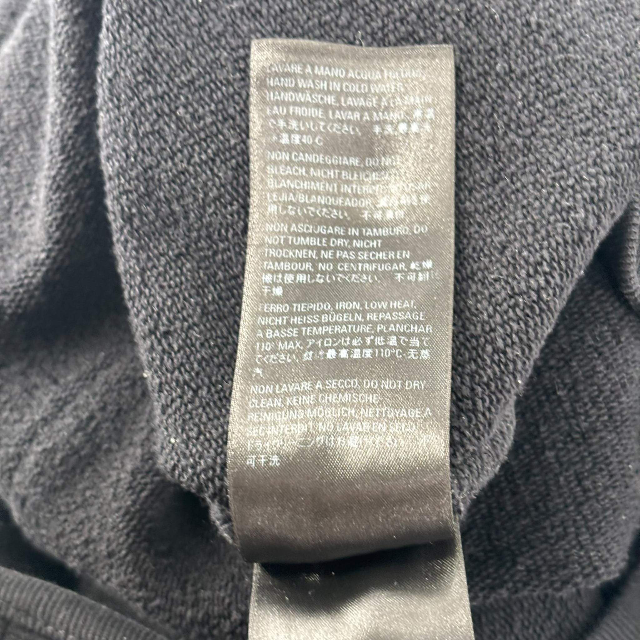 Balenciaga Political Campaign Large Fit Hoodie Black