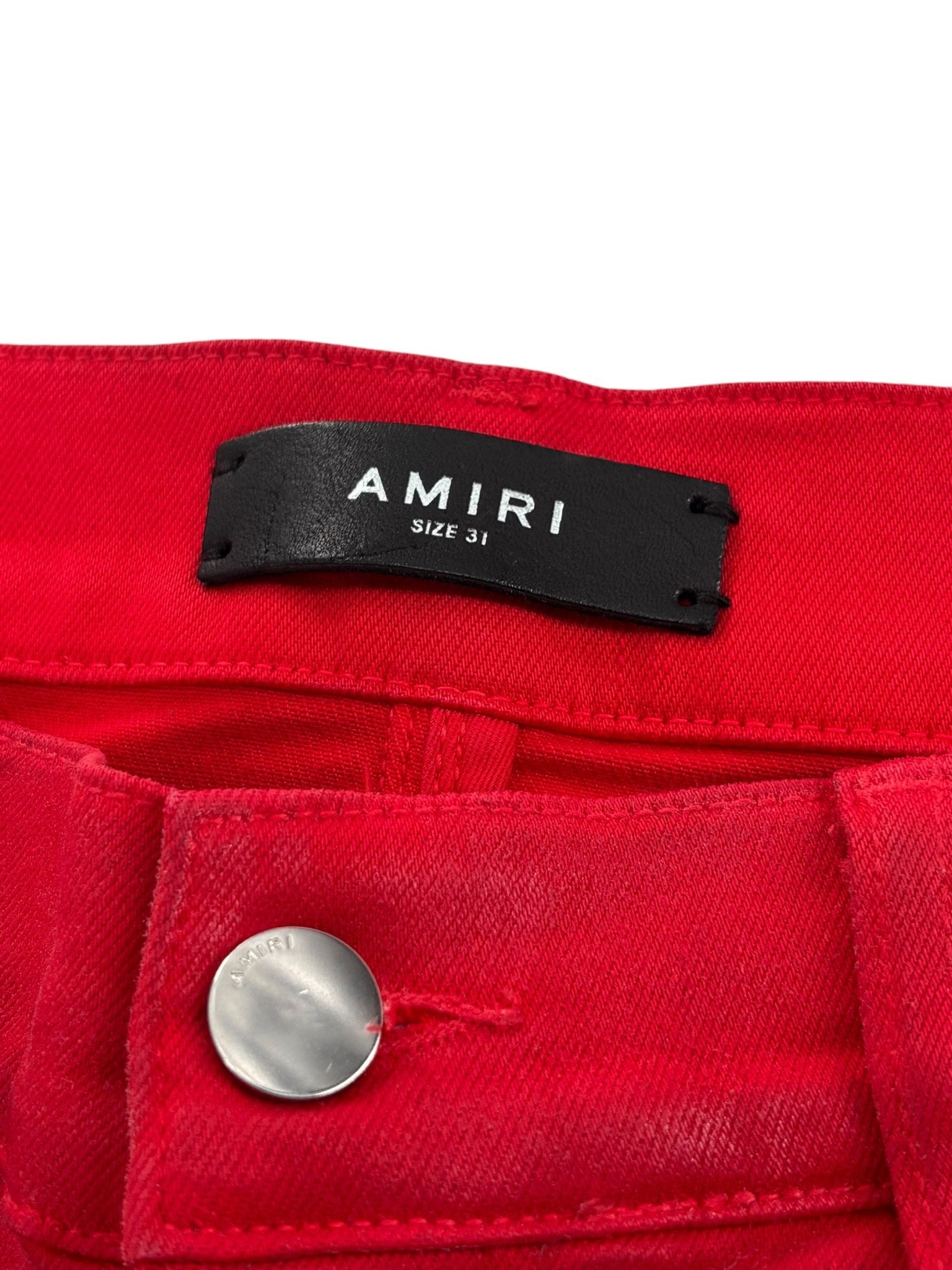 Amiri MX1 Ribbed All Red