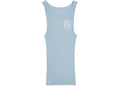 Chrome Hearts Baby Blue Rib Tank Top Blue