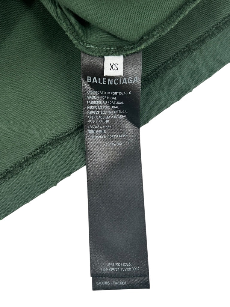 Balenciaga Tape Tee "Green"