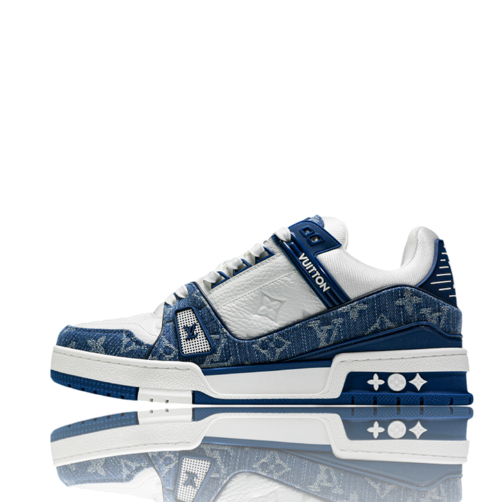 Louis Vuittоп Trainer Low 'Monogram Denim White Blue'