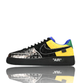 Louis Vuittоп x AF1 By Virgil Abloh ‘Black Metallic Silver’