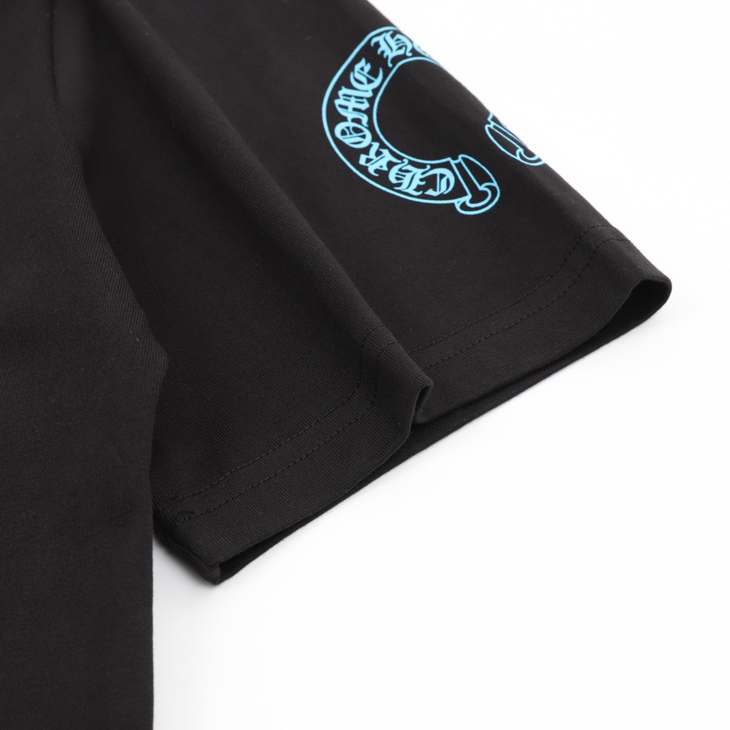 Chrome Hearts Blue Cross Print T-Shirt