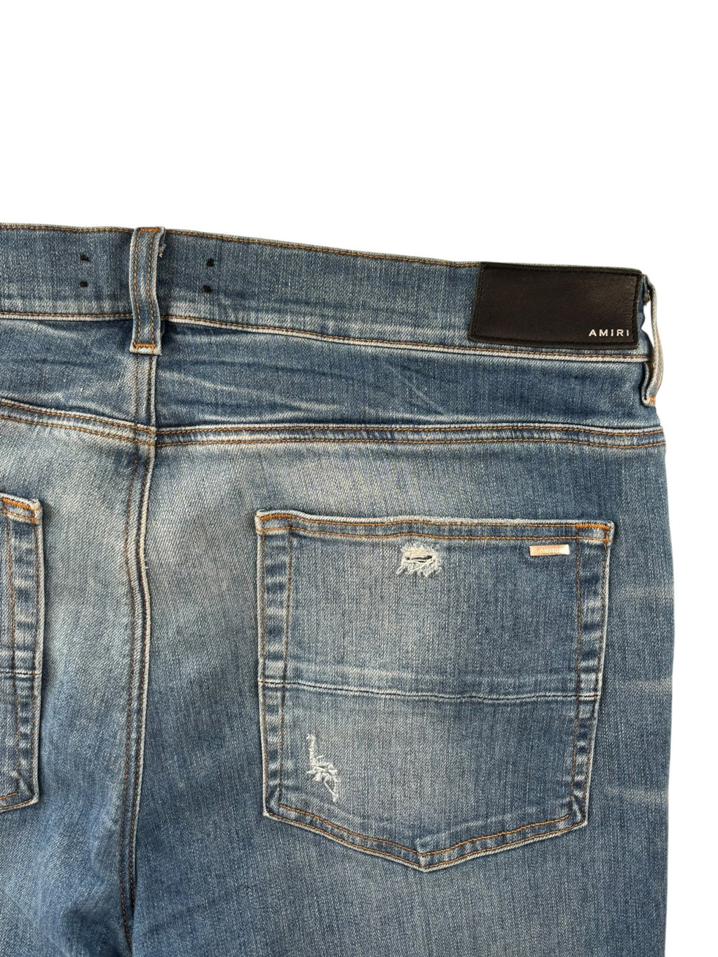 Amiri Stack Jeans River Indigo