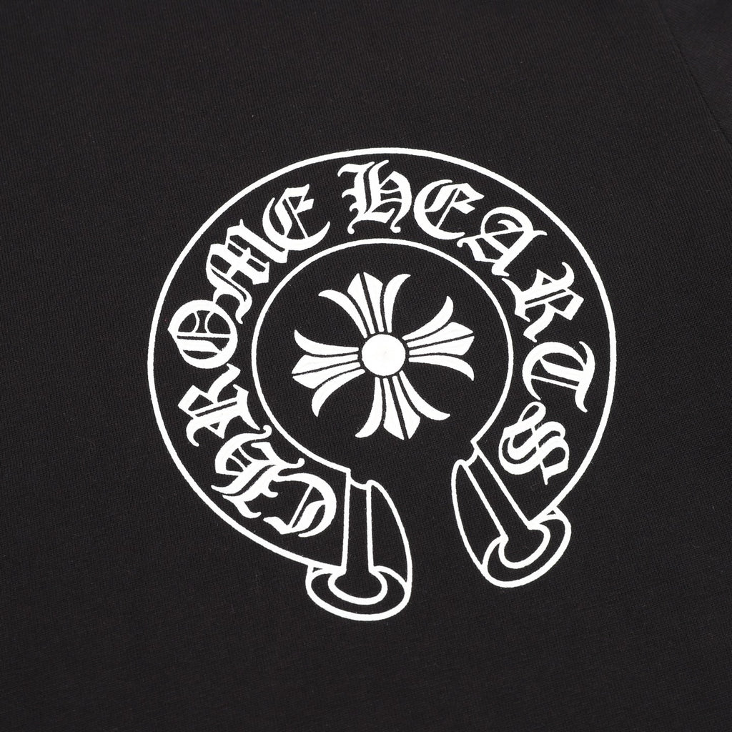 Chrome Hearts Horseshoe Cross Print T-Shirt