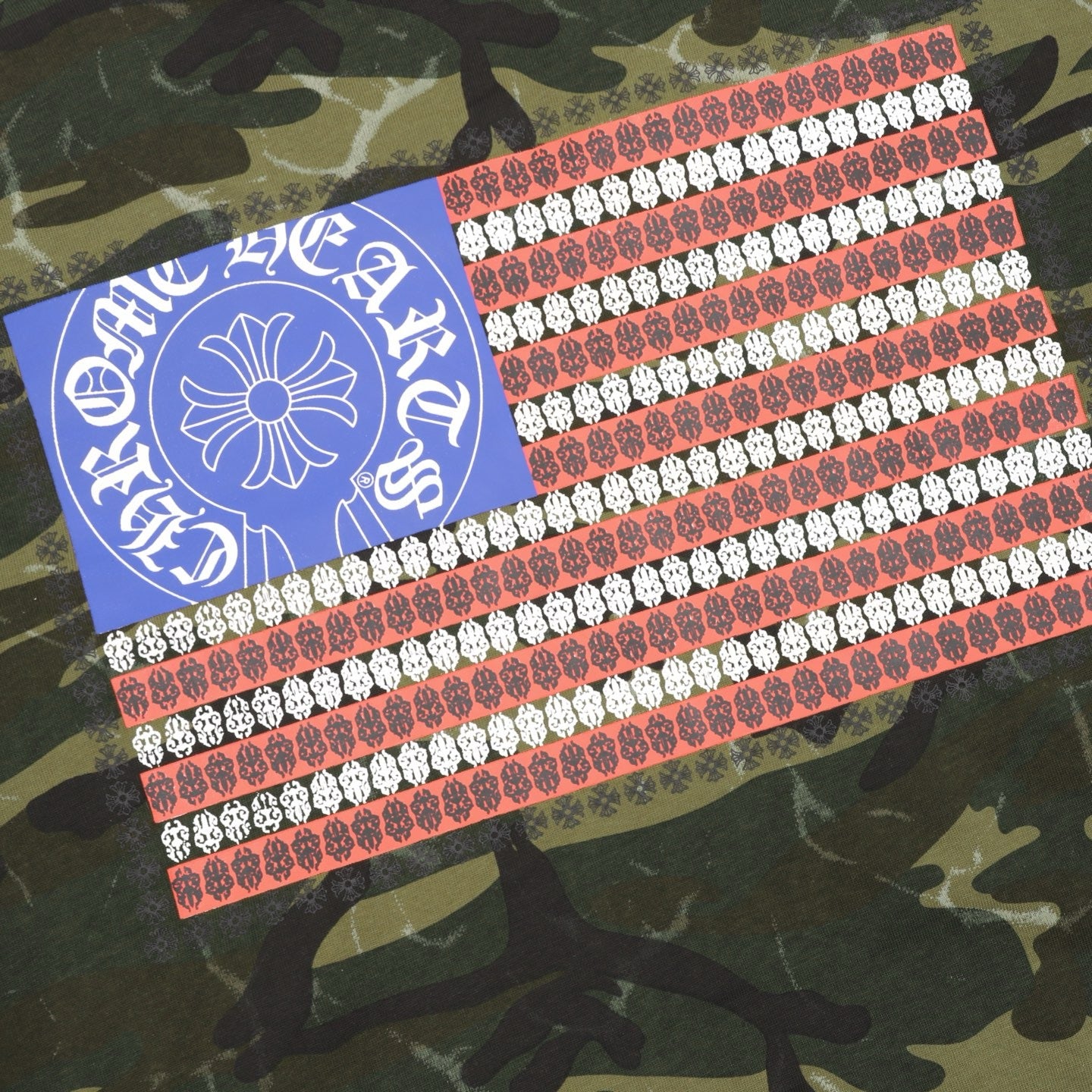 Chrome Hearts Camouflage-Printed T-Shirt