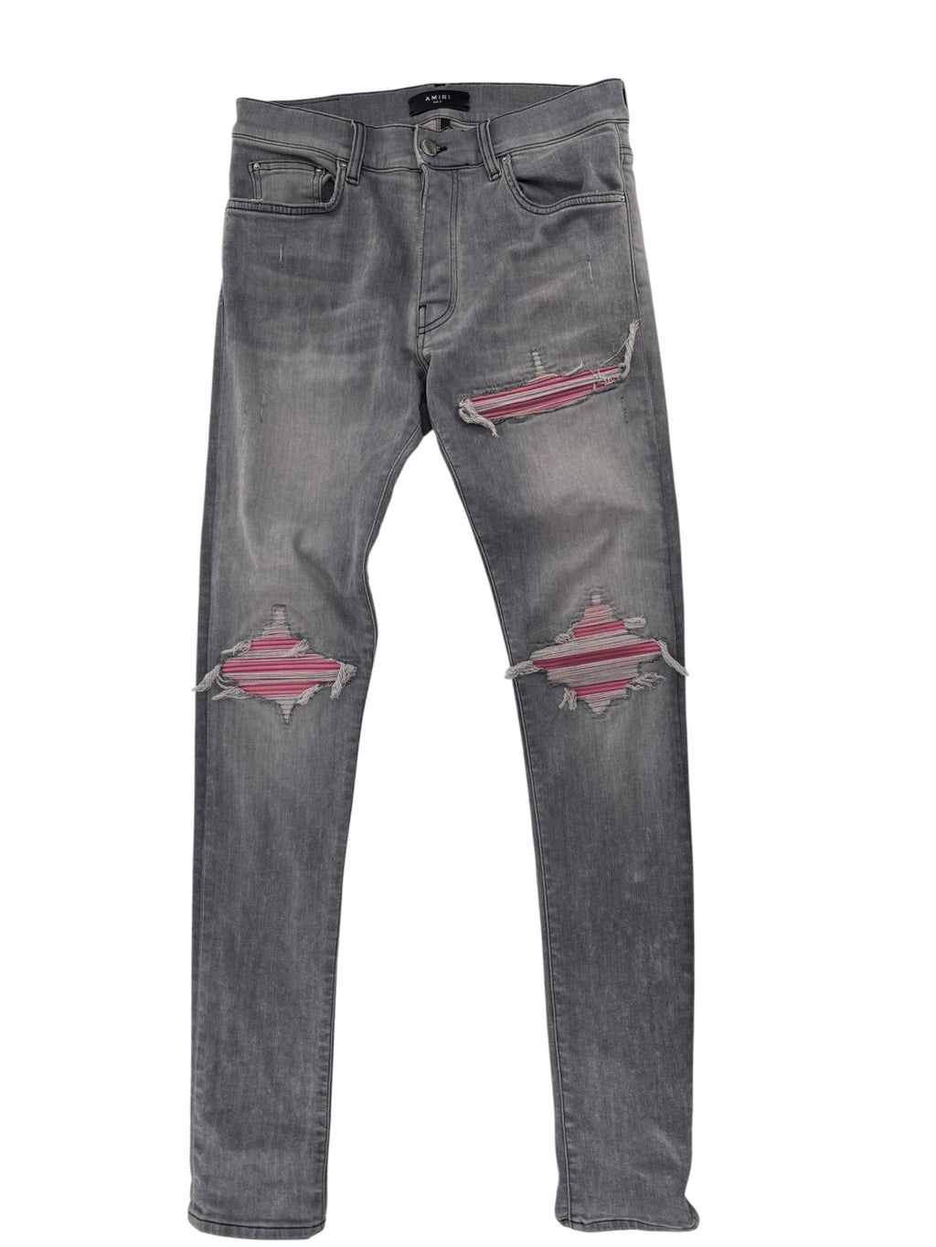 Amiri Mx1 Ribbed Pink & Grey