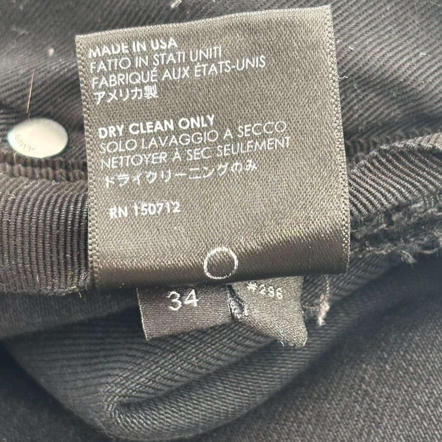 Amiri MX1 Zipper Denim Black