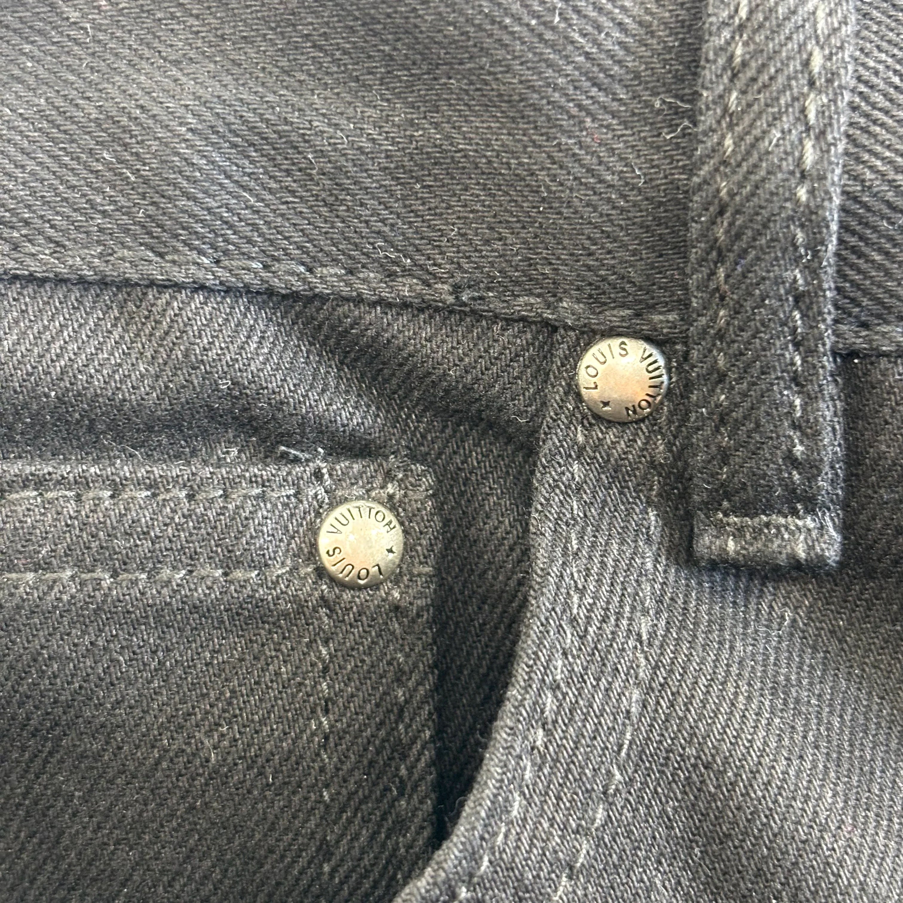 Louis Vuitton Racing Denim Multi Pocket Jeans Black