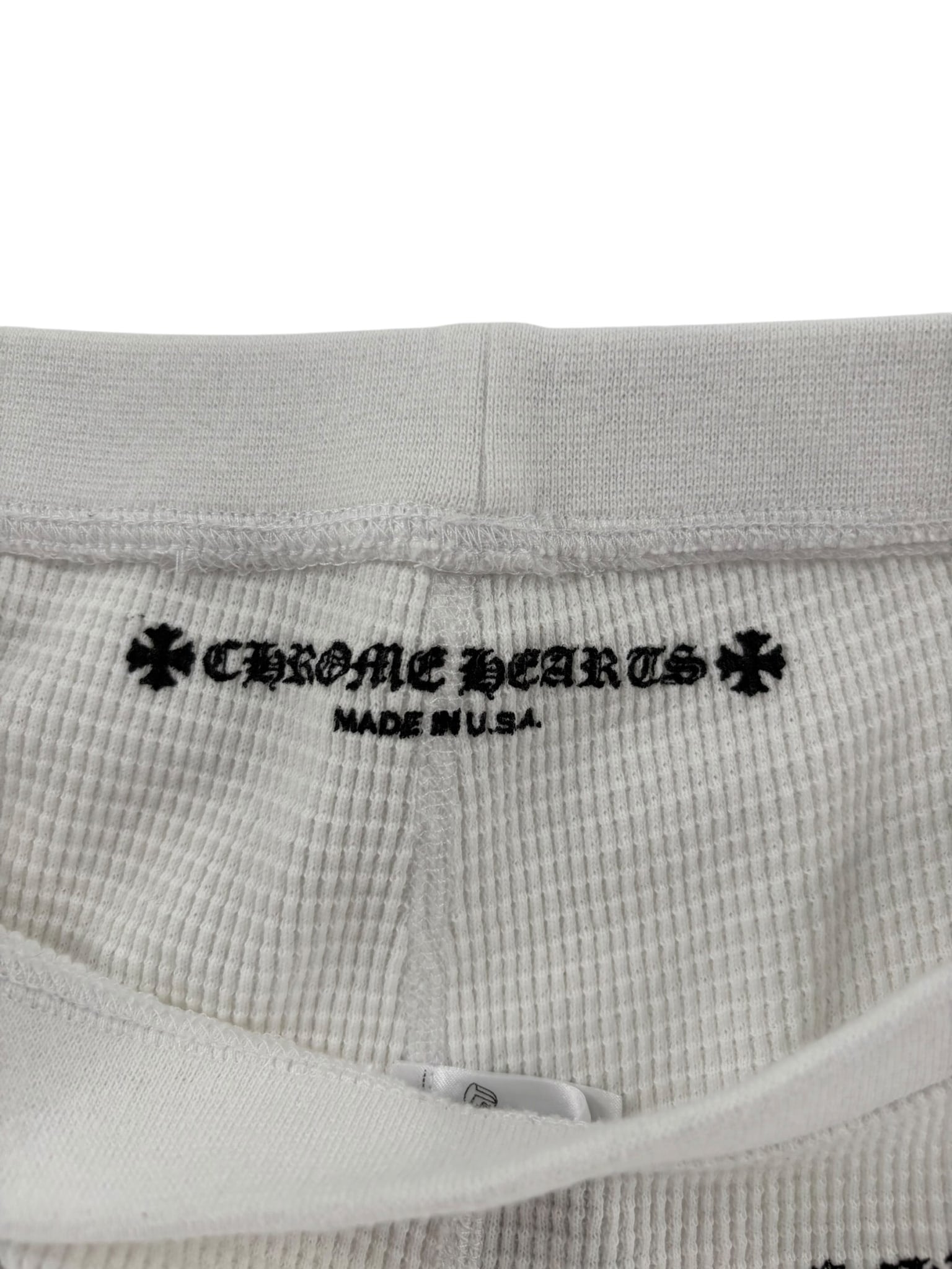 Chrome Hearts Matty Boy Sinister Thermal Bike Shorts White