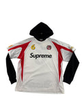 Supreme Hooded Soccer Jersey White
