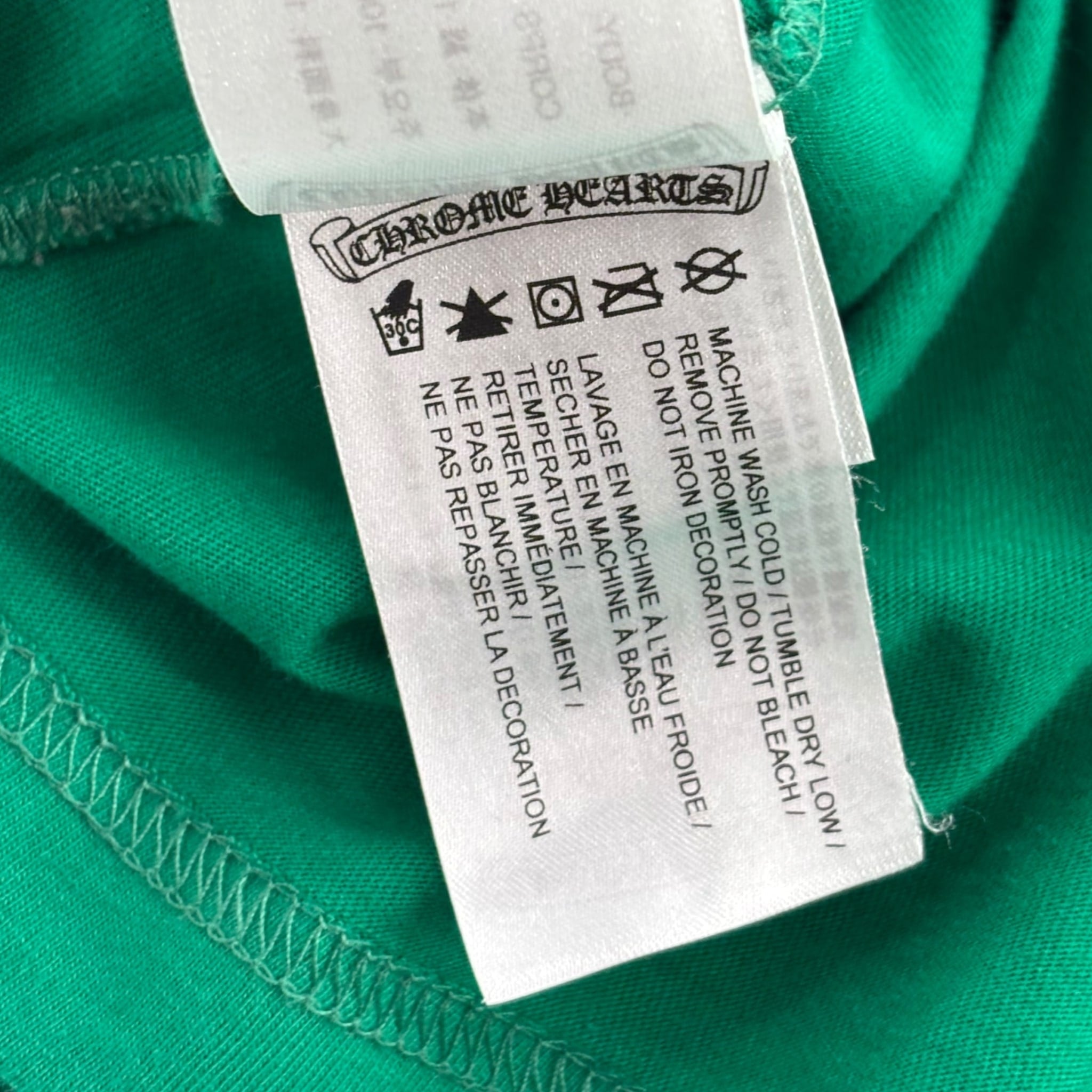 Chrome Hearts Horseshoe L/S T-shirt Green/Orange