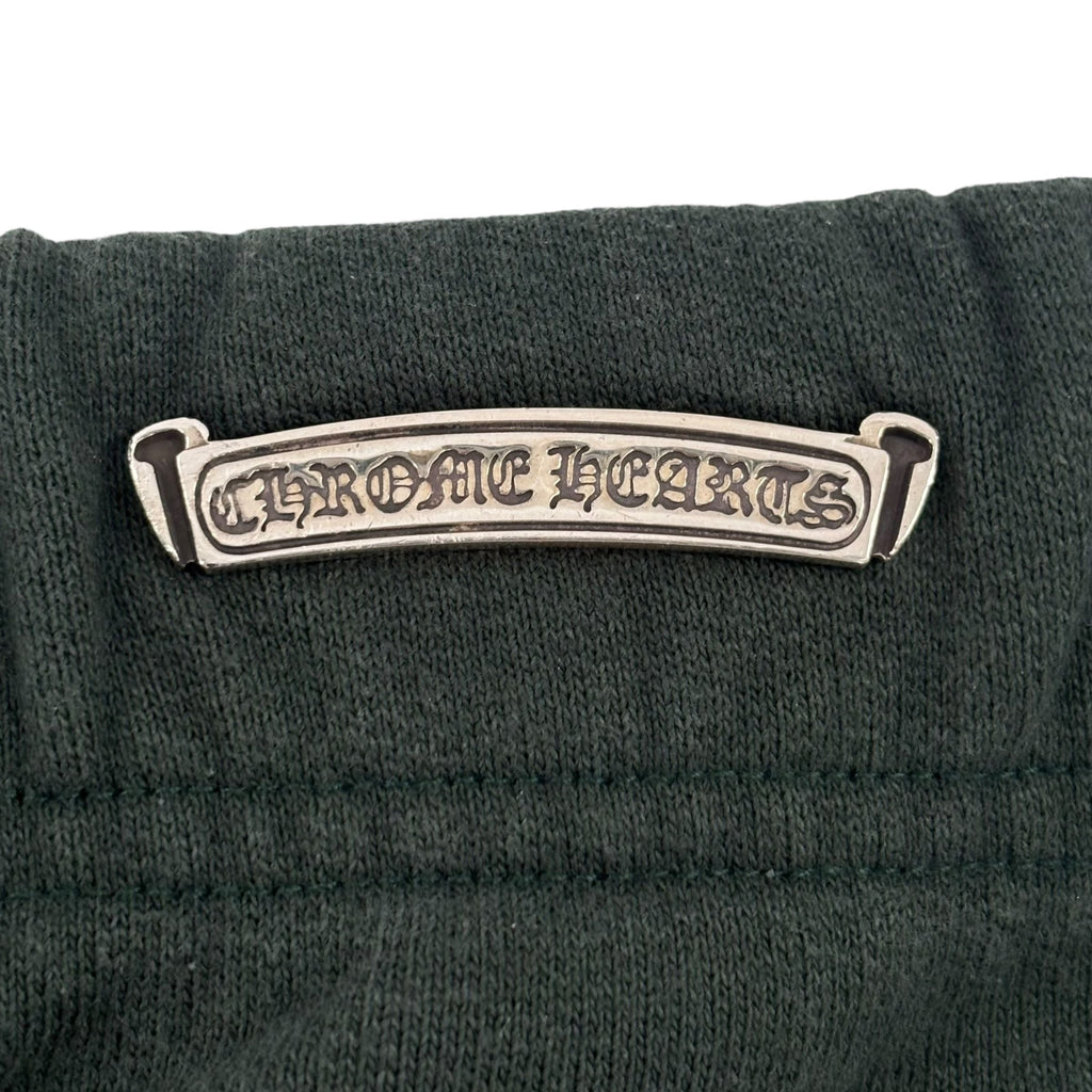 Chrome Hearts Green Embroidered Shorts