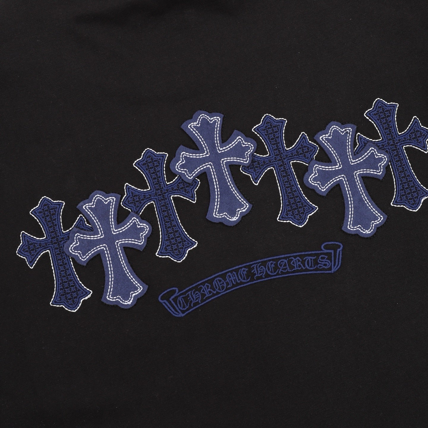 Chrome Hearts Sanskrit Cross Print T-Shirt