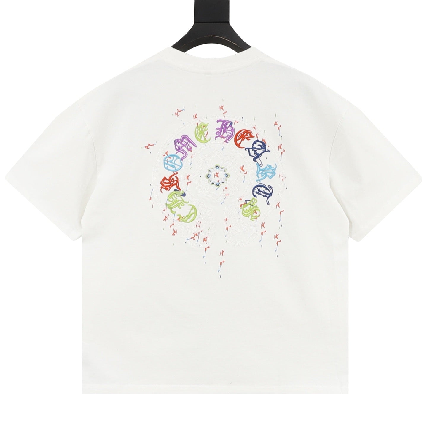 Chrome Hearts Colorful Horseshoe Appliqué T-Shirt