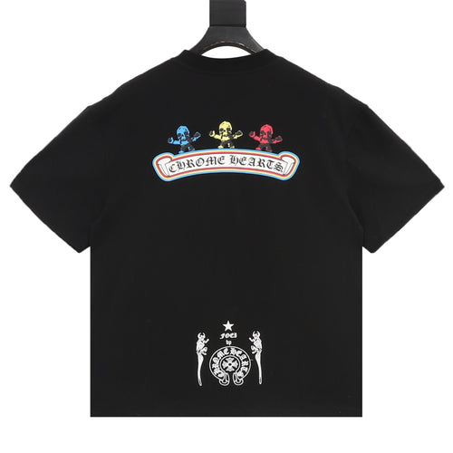Chrome Hearts Colorful Skeleton T-Shirt