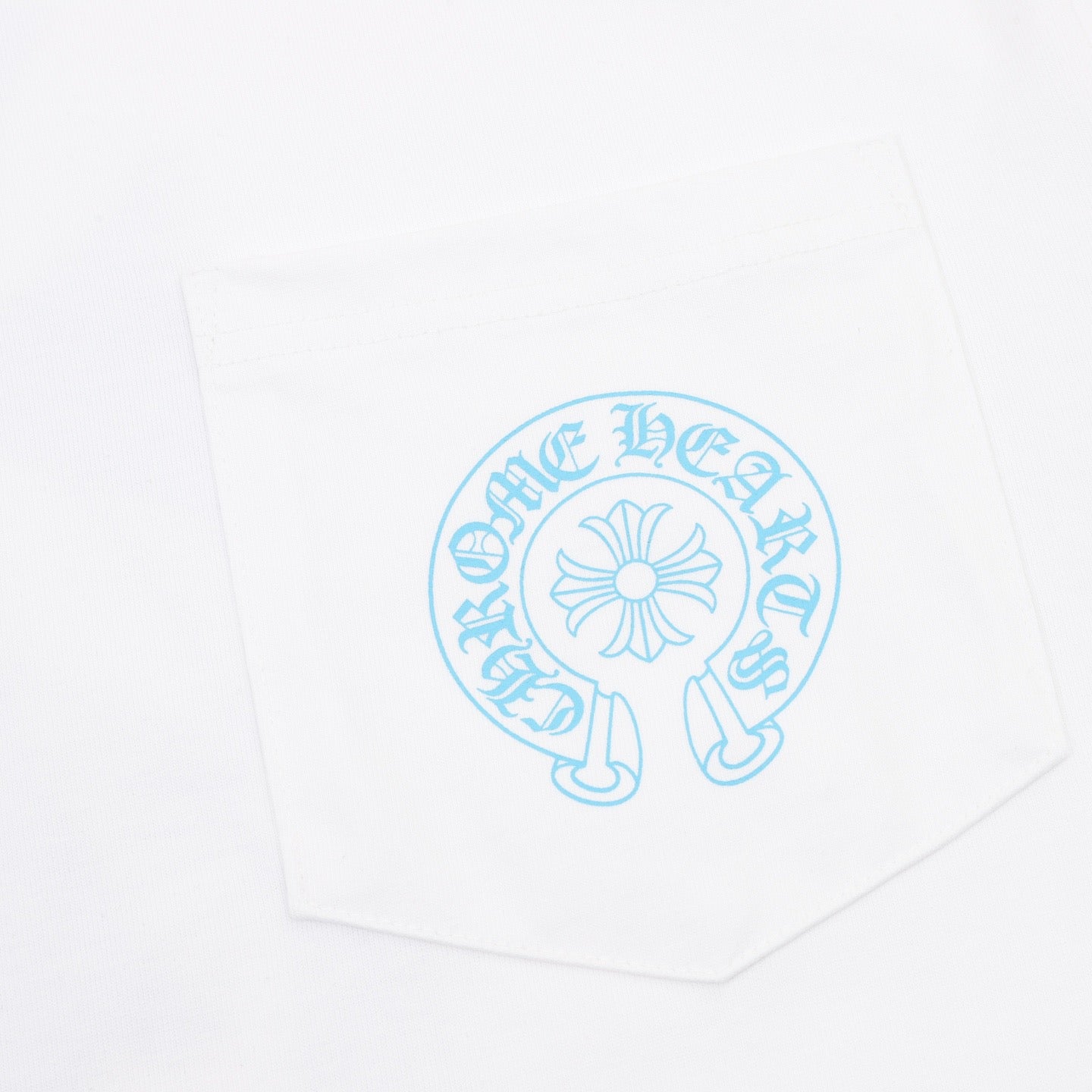 Chrome Hearts Blue Cross Print T-Shirt