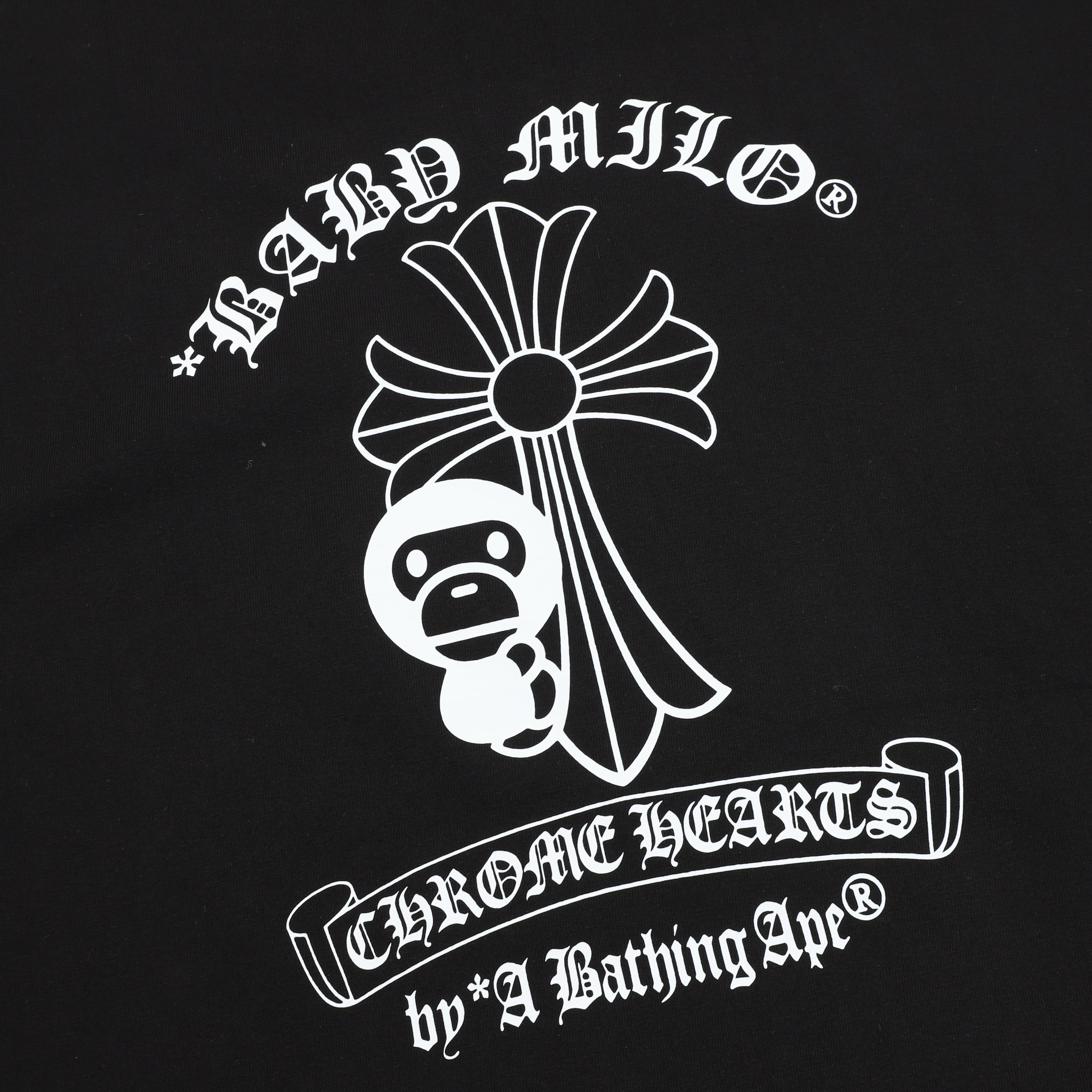 BAPE X Chrome Classic Letter Print T-Shirt