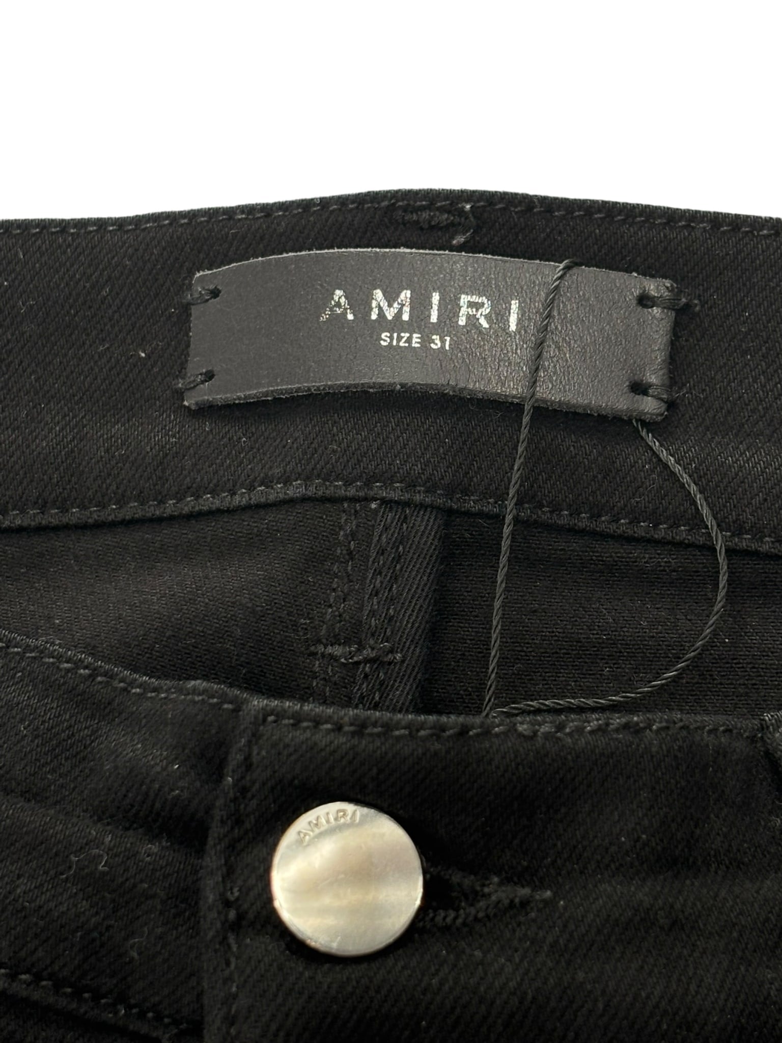 Amiri Mx1 Paisley Ribbed Black