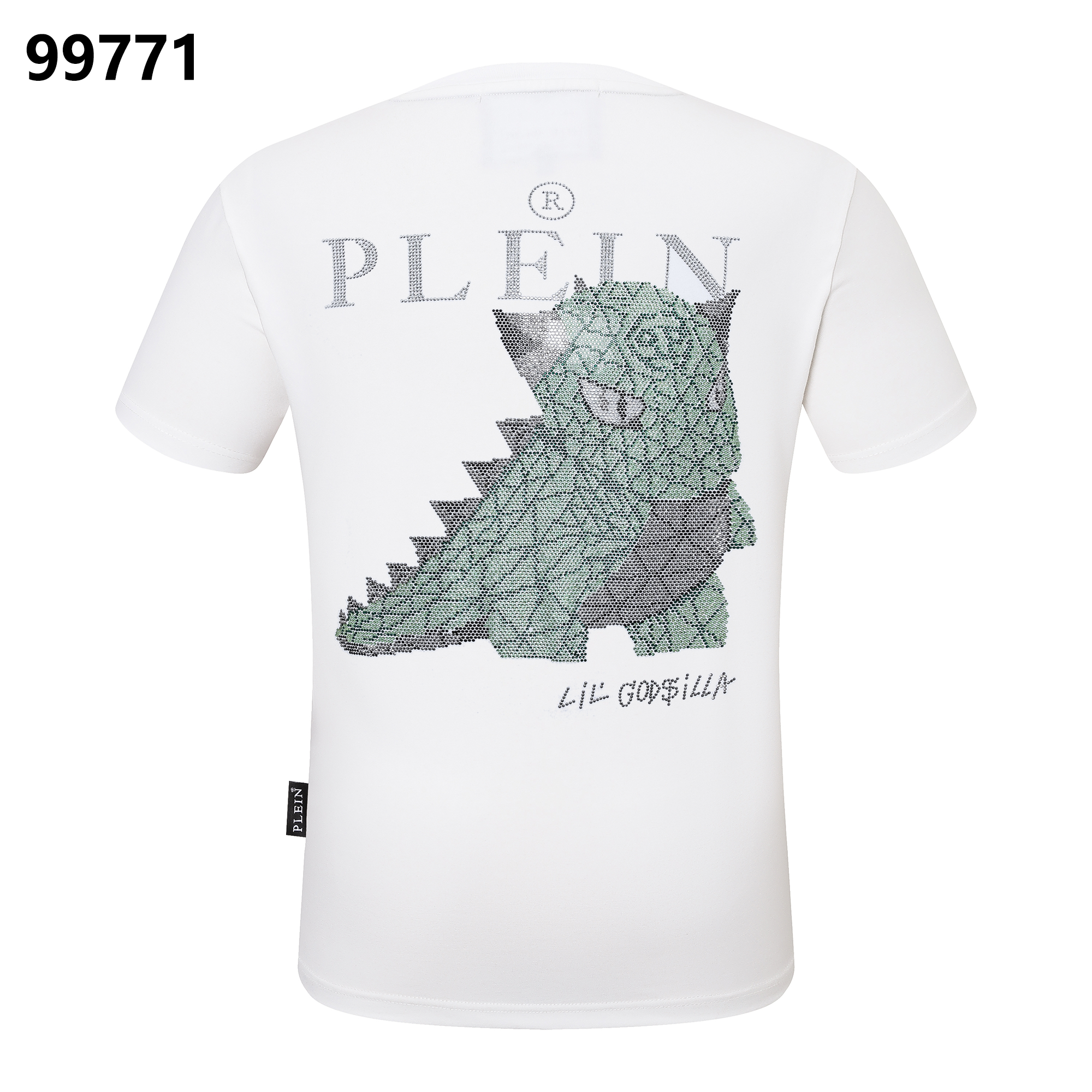 PHILIPP PLEIN Little Dinosaur Crew Neck T-Shirt