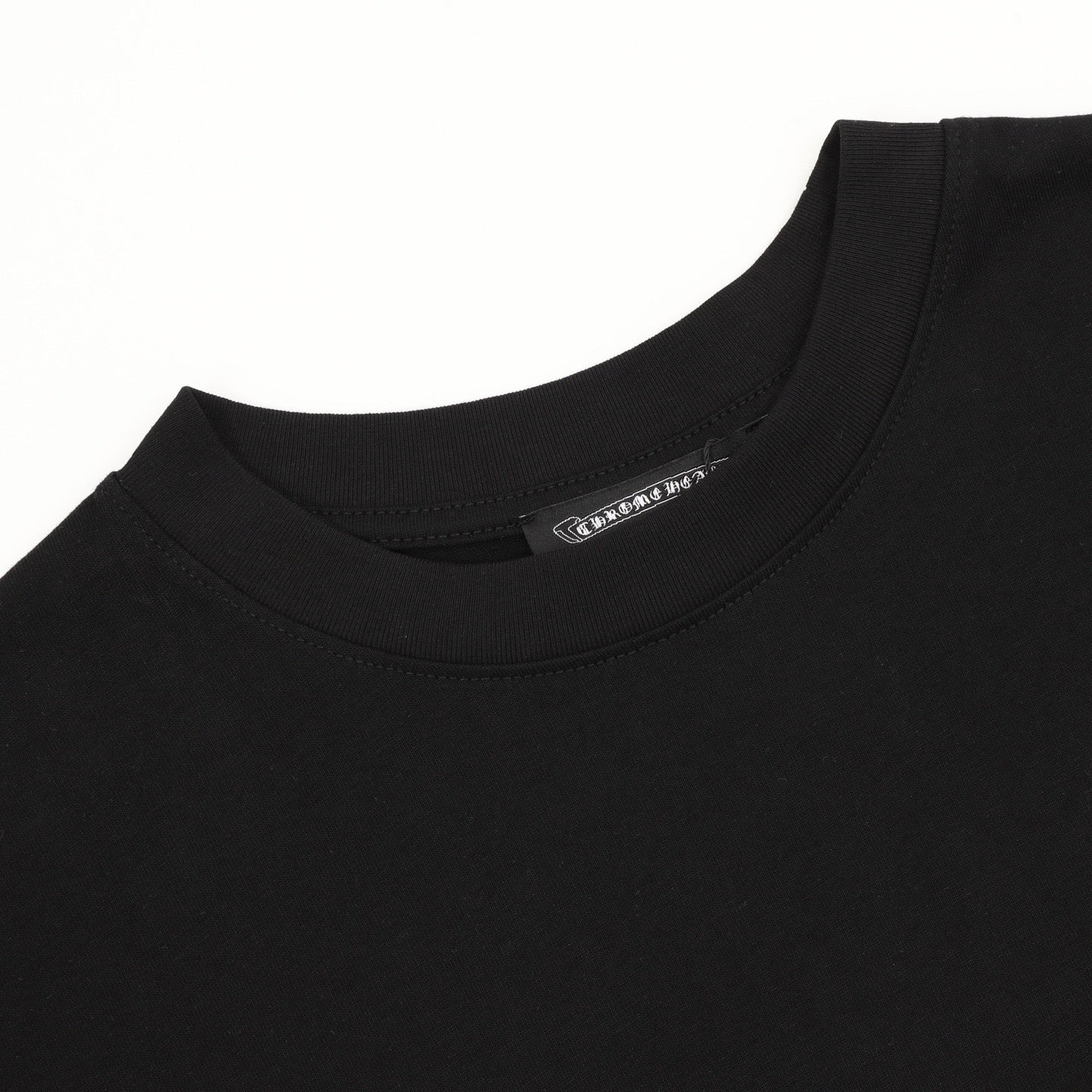 Chrome Hearts Black and Red Cross T-shirt