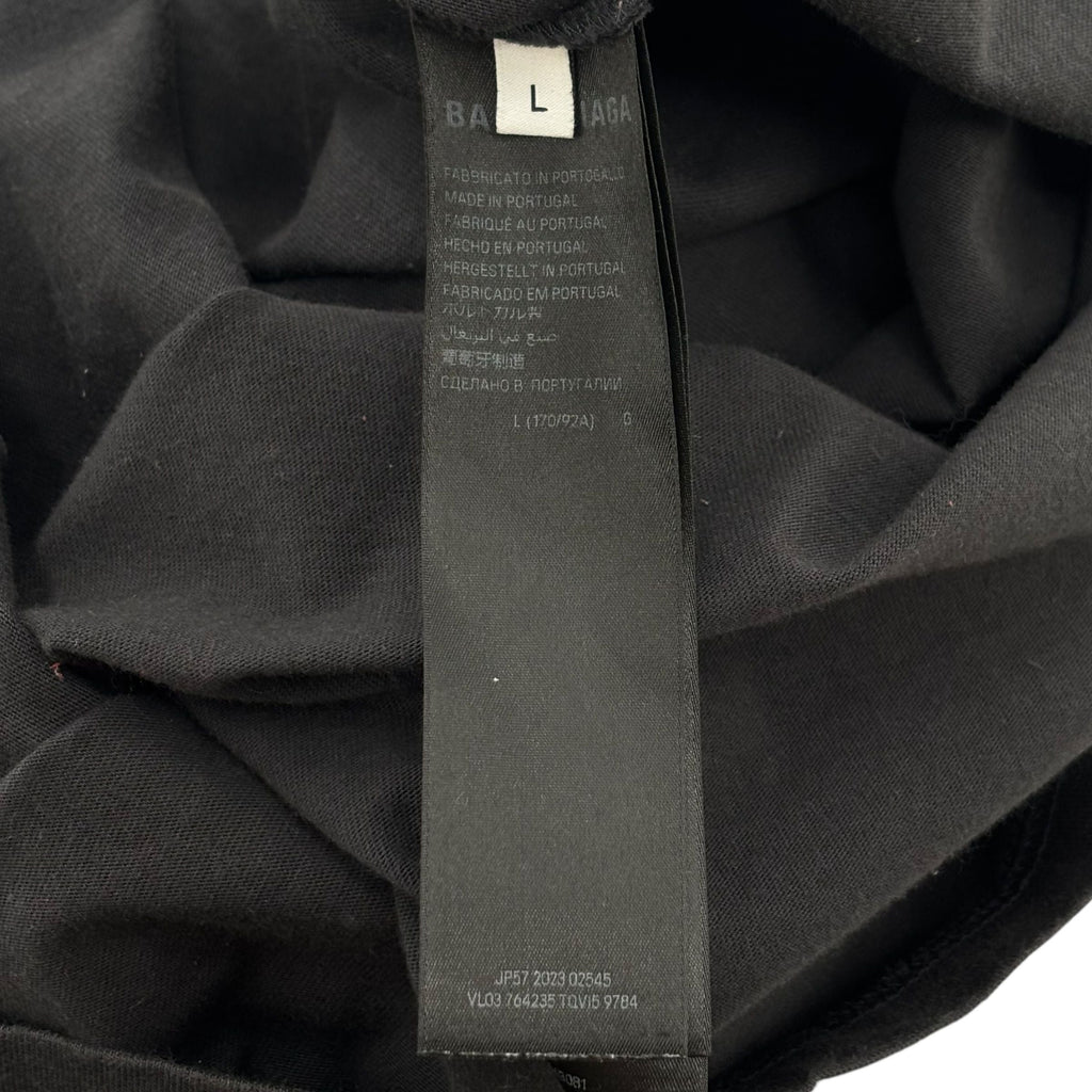 Balenciaga Campaign Tee Black