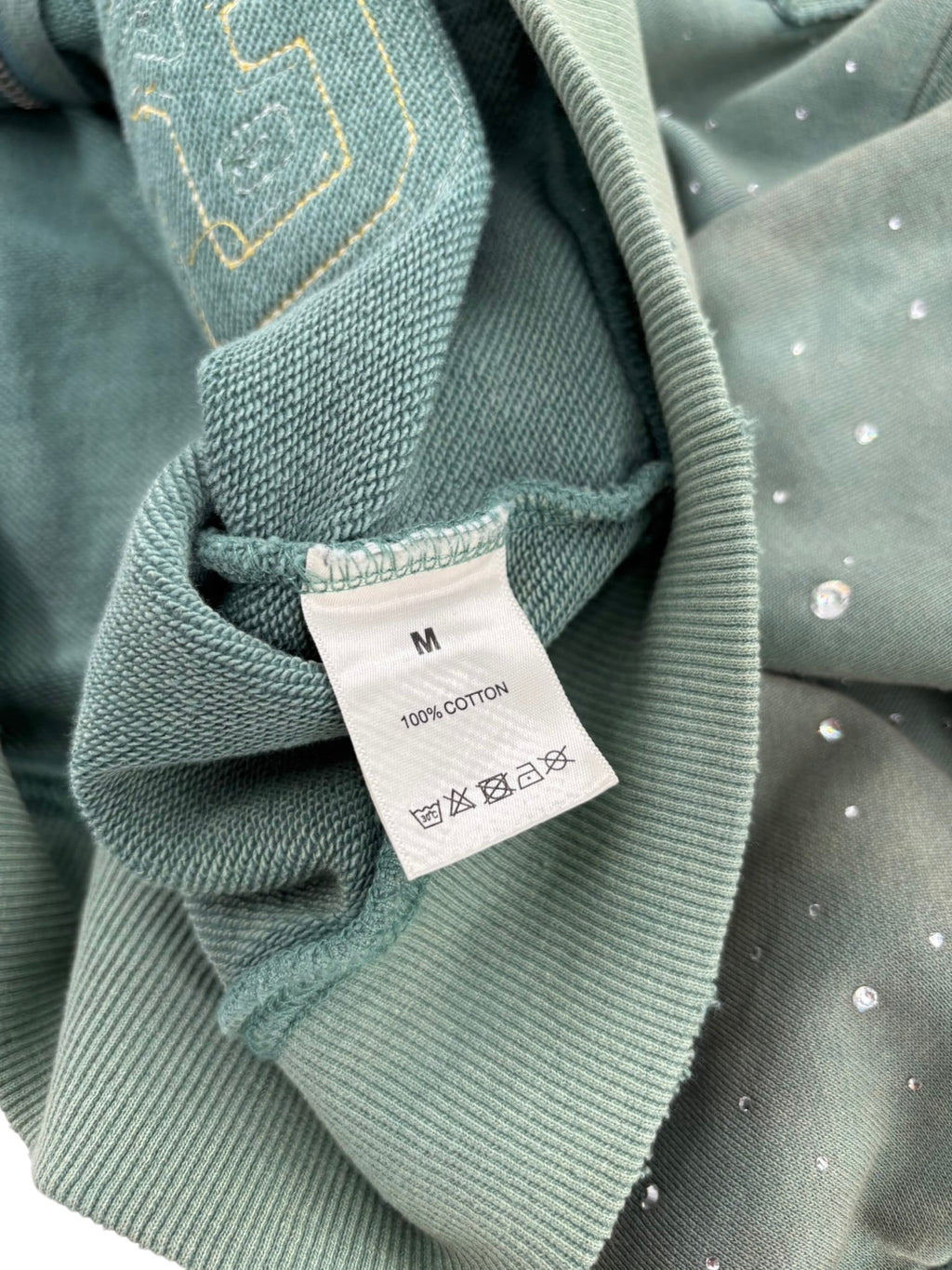 Vale Forever Bank Zip Up Hoodie Dark Mint