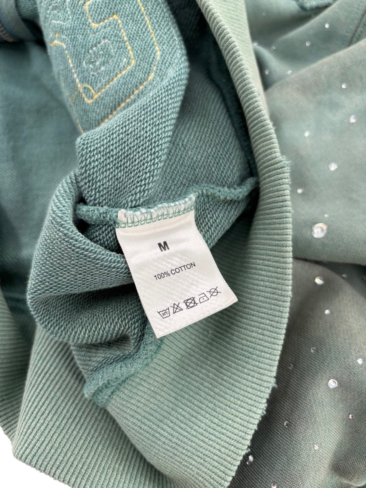 Vale Forever Bank Zip Up Hoodie Dark Mint