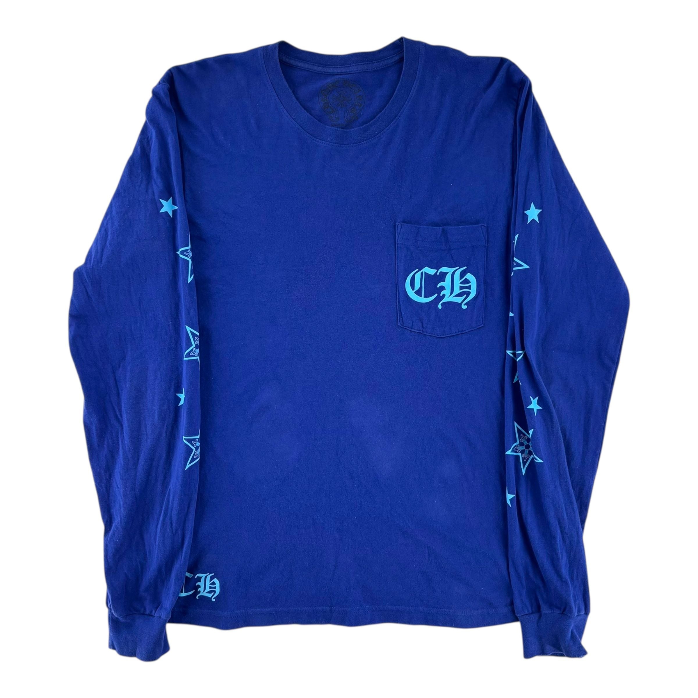 Chrome Hearts Long Sleeve Miami Blue Shirt