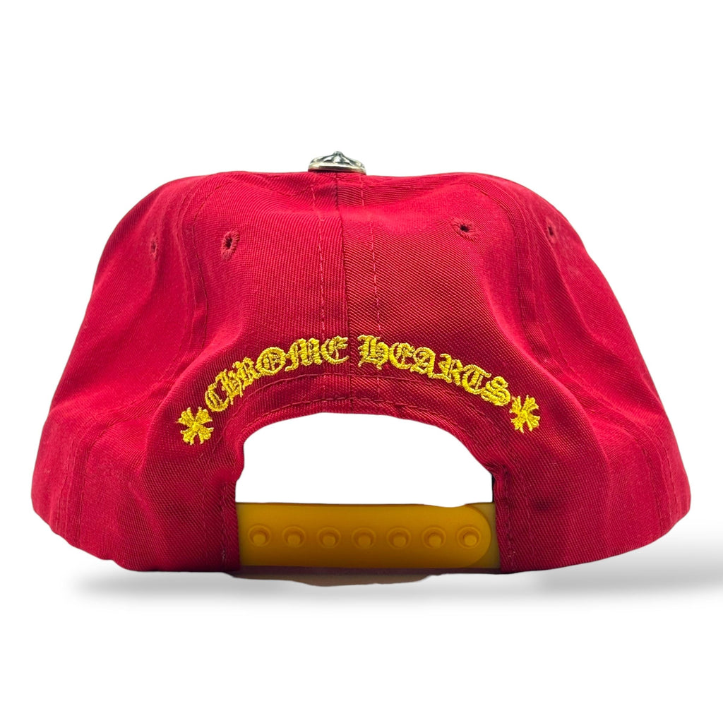 Chrome Hearts CH Silver Button Hat Red/Yellow