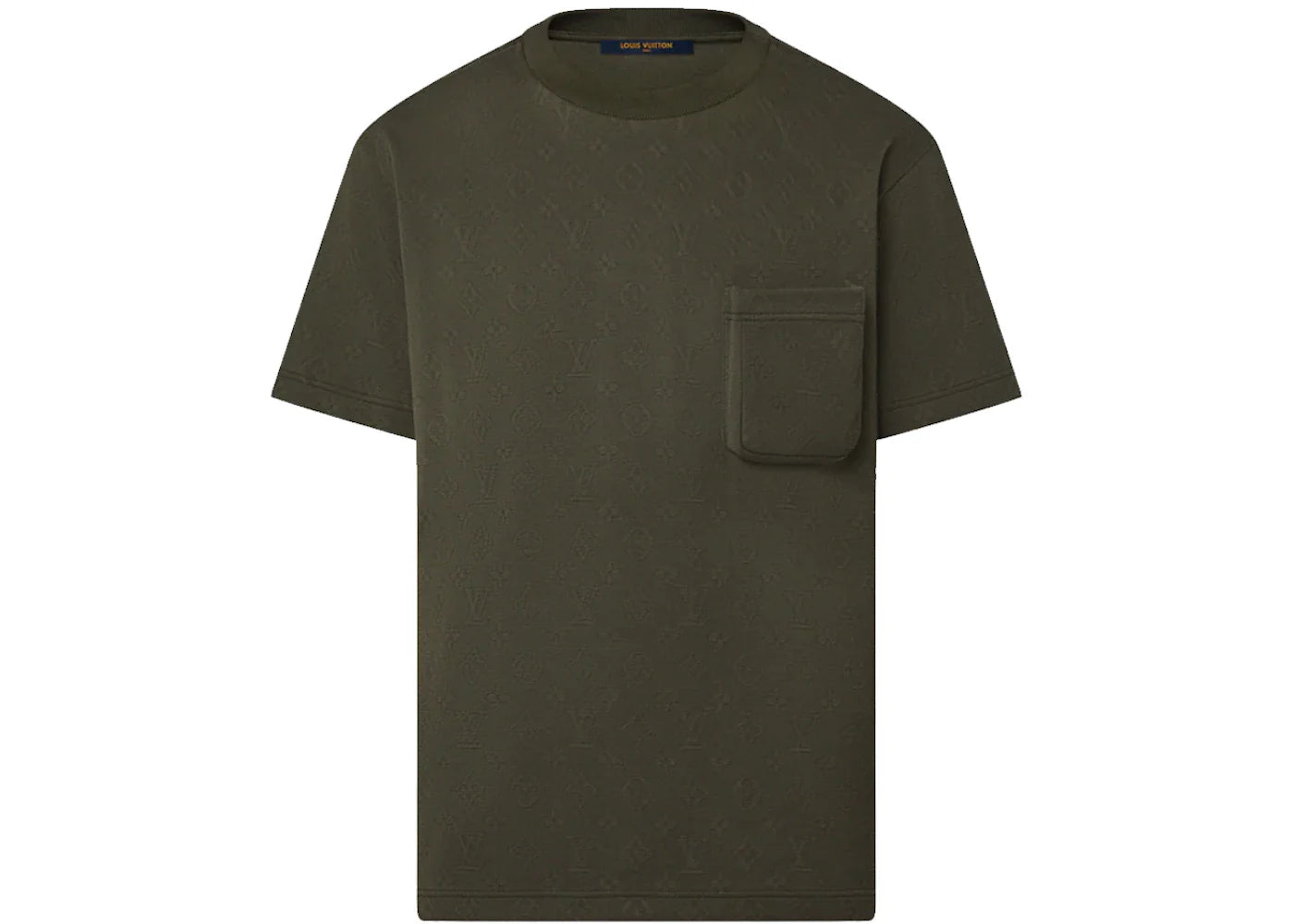 Louis Vuitton LVSE Signature 3D Pocket Monogram T-shirt Dark Khaki