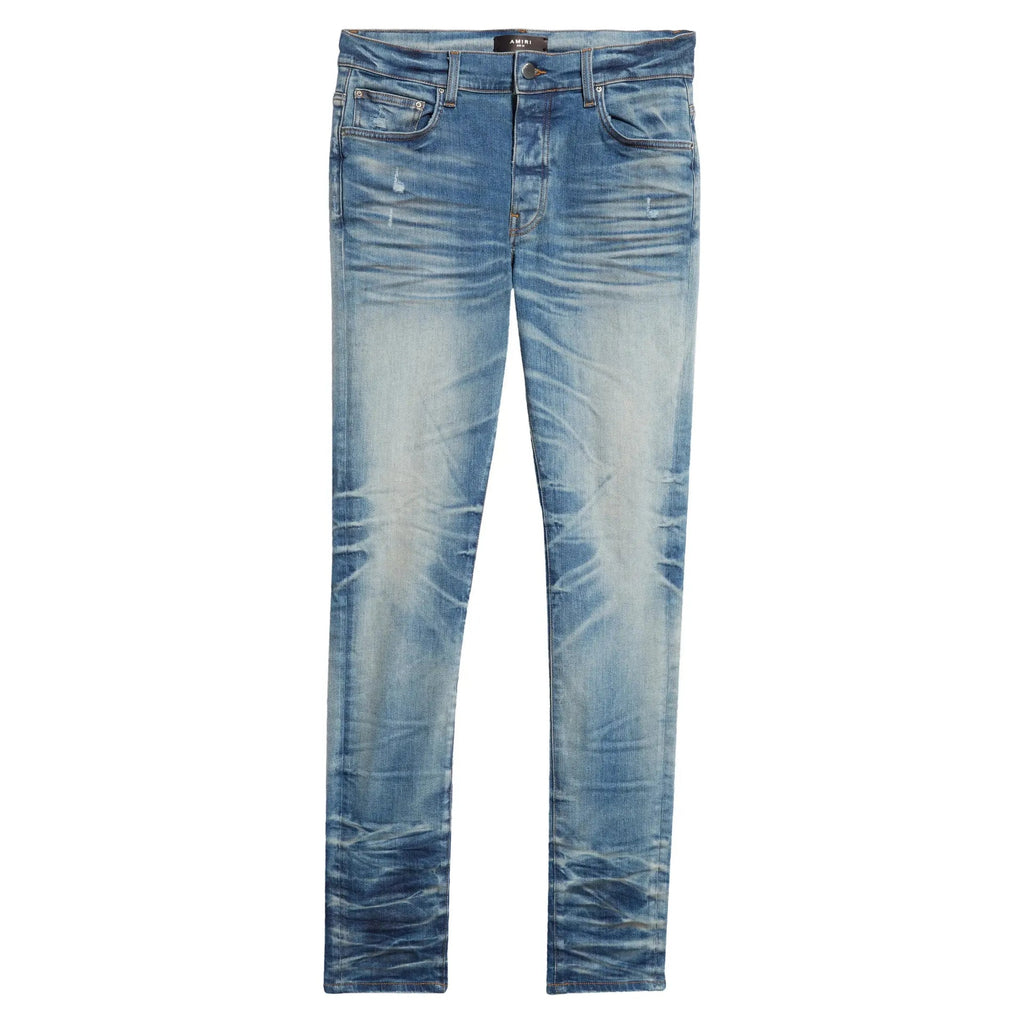 Amiri Stack Jeans Honeycomb Indigo