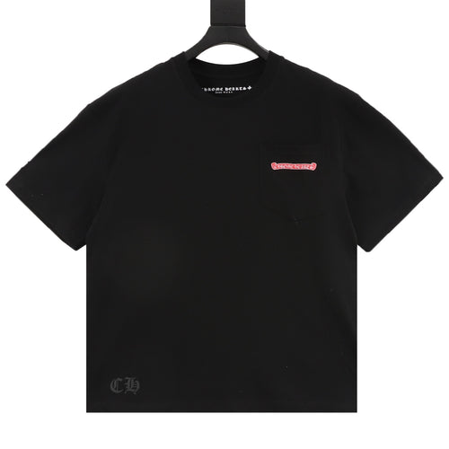Chrome Hearts Pink Graffiti Print T-Shirt