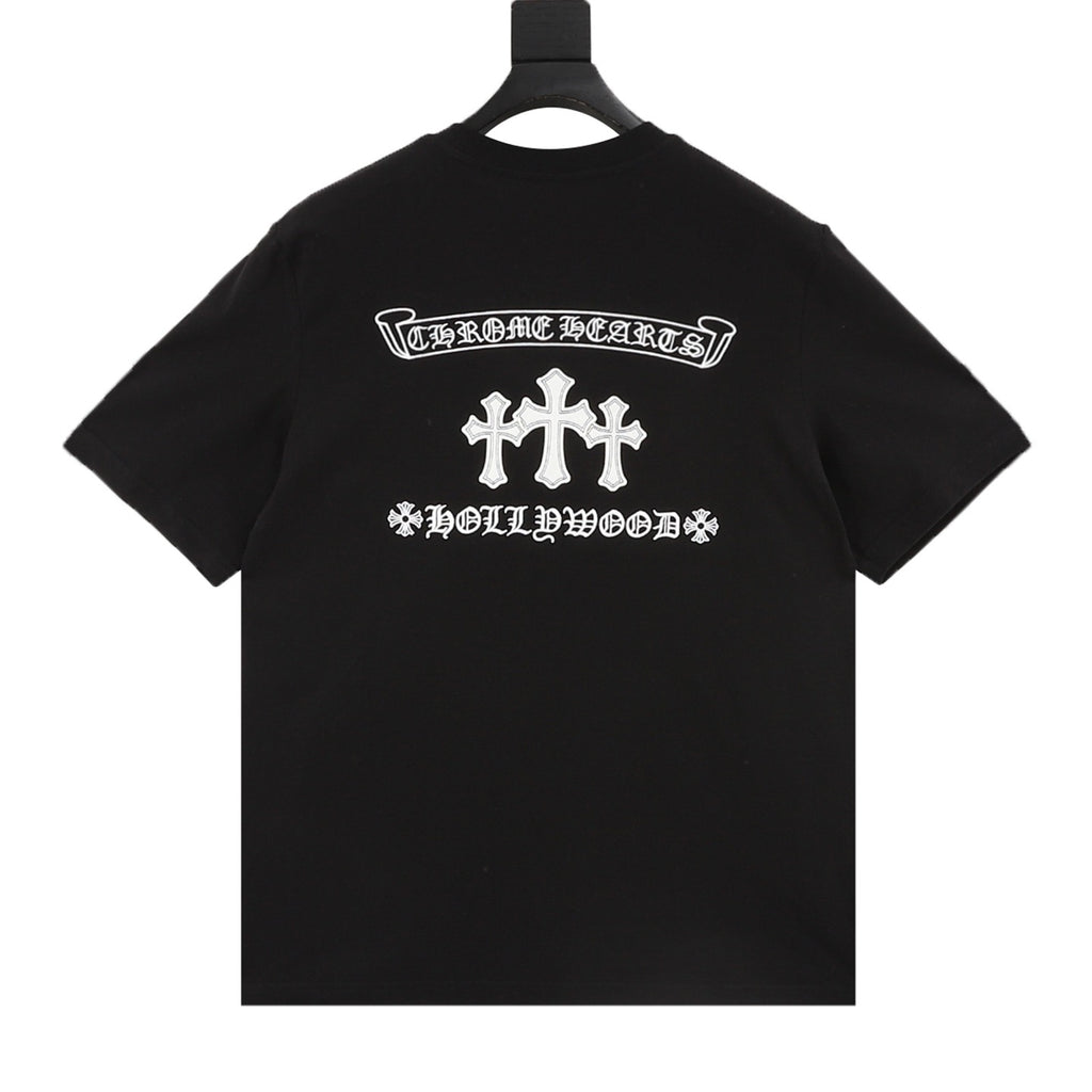 Chrome Hearts Sanskrit Cross Print T-Shirt