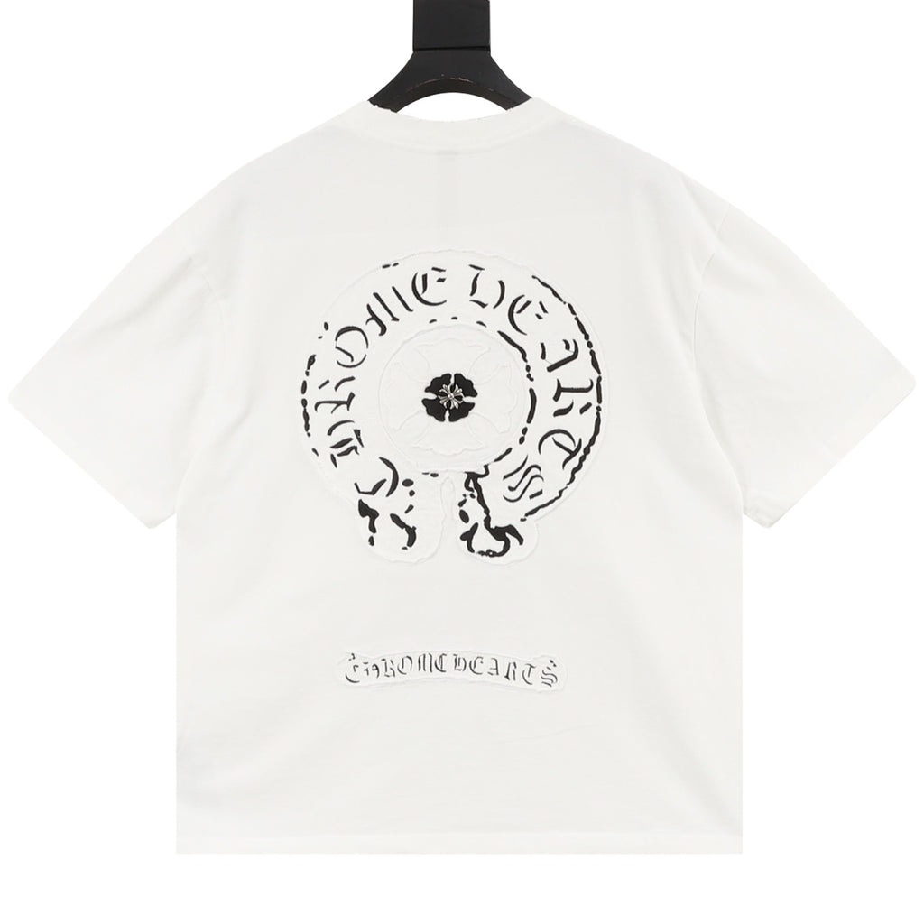 Chrome Hearts Patchwork Horse-Shoe Cross T-Shirt