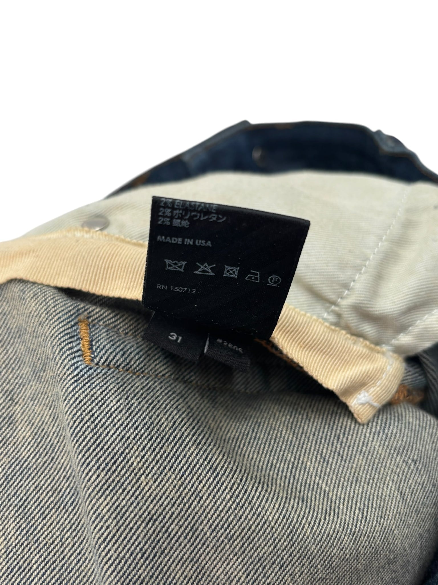 Amiri Bandana Artpatch Jeans Blue