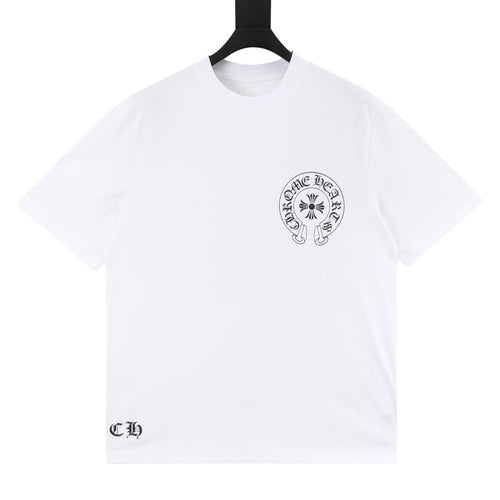 Chrome Hearts Horseshoe Cross Print T-Shirt