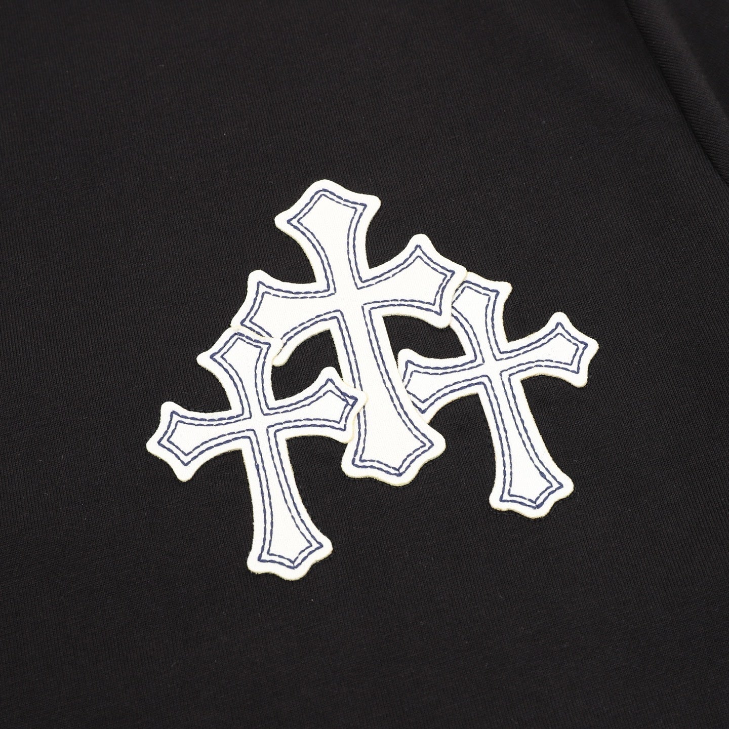 Chrome Hearts Sanskrit Cross Print T-Shirt