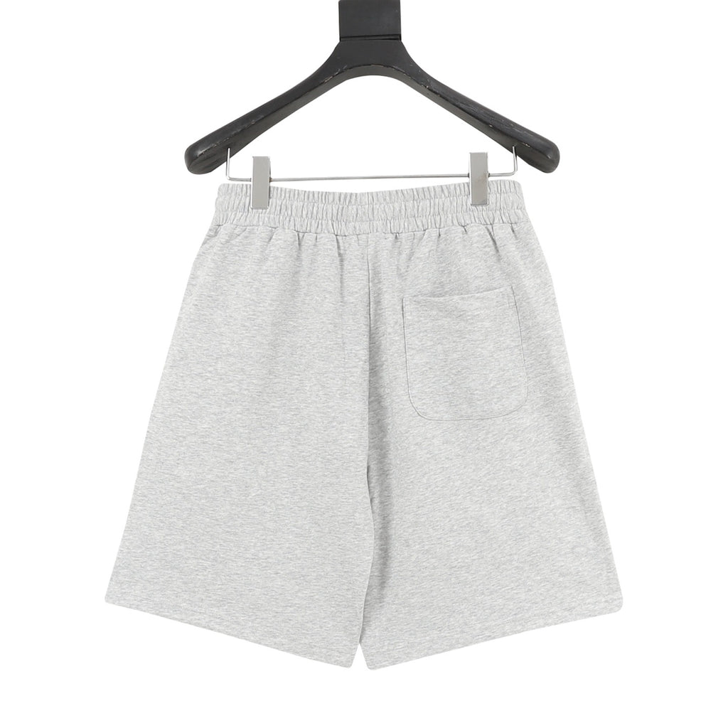 Chrome Hearts Black Shorts with 3D-Printed Embroidered Patches