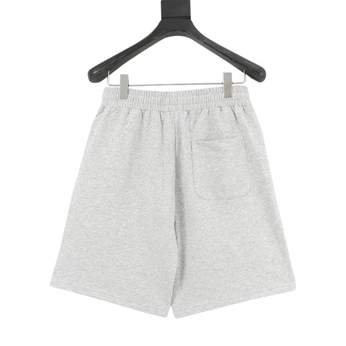 Chrome Hearts Black Shorts with 3D-Printed Embroidered Patches
